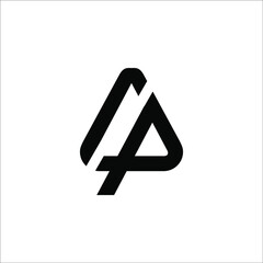 letter AP logo