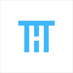 letter TH logo