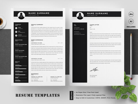 Resume Template with Cover Letter