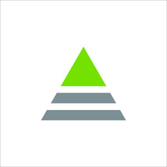 Fototapeta premium letter A logo