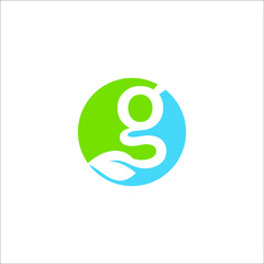 G leaf logo design