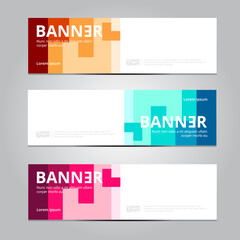 Vector abstract design background texture banner template.