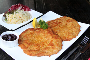 Ciabatta roll with tomato and mozzarella cheese