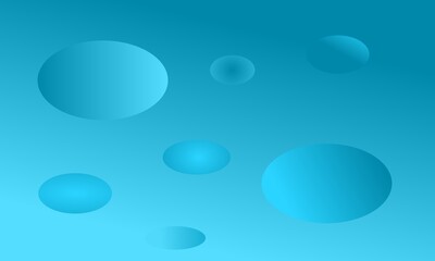 vector blue gradient colored bubble background.