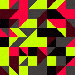 Abstract Geometric Pattern generative computational art illustration