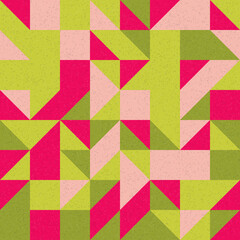 Abstract Geometric Pattern generative computational art illustration