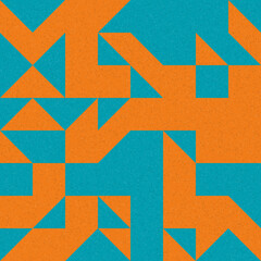 Abstract Geometric Pattern generative computational art illustration