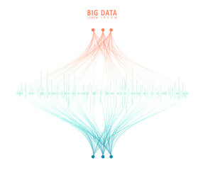 Abstract infographics visualization