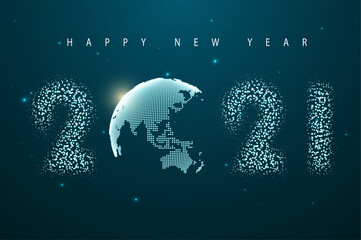 New Year celebration illustration