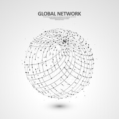 Abstract global technology background
