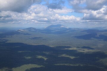 Obraz premium Clouds over the Rocky Mountains
