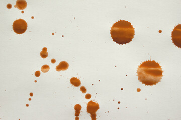 Isolated watercolor splatters set, design element