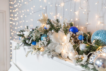 christmas tree and decorations