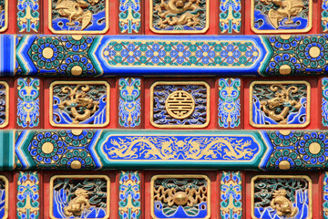 gate at beihai park in beijing in china 