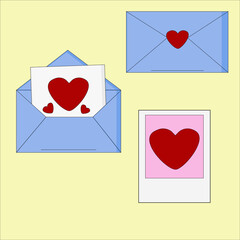 envelope with heart