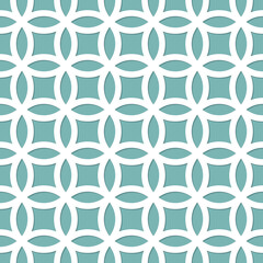 Abstract geometric pattern with circles. Template for grids, gratings and panels. Seamlessly repeating vector pattern.