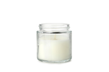 Scented candle for relax isolated on white background