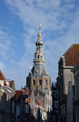Obraz premium Rathaus in Zierikzee, Niederlande