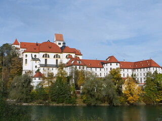 Fototapeta na wymiar Ansichten vom Hohen Schloss in Füssen in Bayern