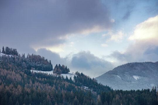 Beautiful austrian winter landscape in Ennstal, Steiermark, Austria © Aron M - Austria