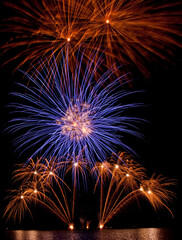 new year celebration, fireworks, festival