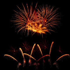 new year celebration, fireworks, festival