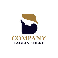 Modern beauty letter b logo