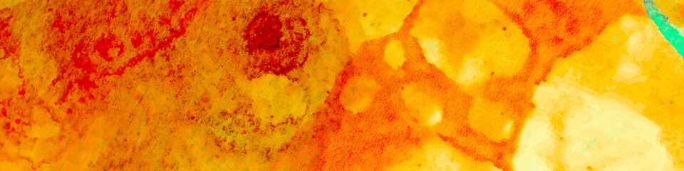 Dirty Ethnic Tone. Yellow Futuristic Banner.