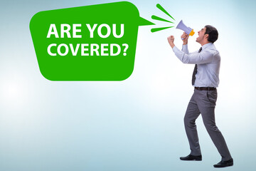 Concept of being covered by insurance