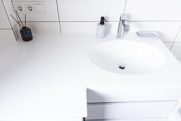 modern bathroom sink and faucet