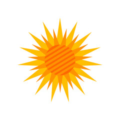 sun logo icon vector design illustration