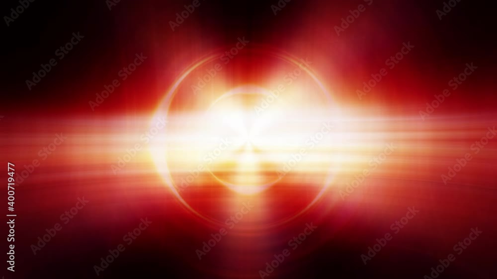 Poster abstract fantasy star optical flare light effect bright yellow orange red spot light rays seamless l
