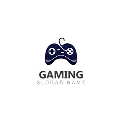 Obraz premium Controller Game Joystick logo image template icon Vector gamer design