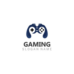Obraz premium Controller Game Joystick logo image template icon Vector gamer design
