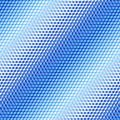 Geometric abstract pattern in low poly style. Diagonal ombre gradient. Small cubes. Seamless vector image. © kastanka