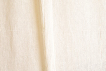 Light cream linen fabric texture wallpaper background.