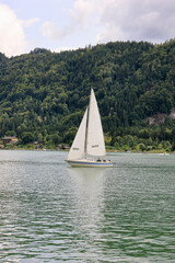 summer landscape of Carinthia land, Austria