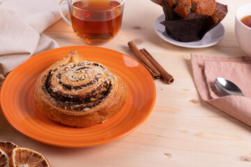 cinnamon bun concept
