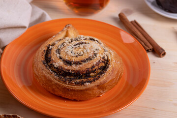 cinnamon bun concept