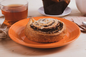 cinnamon bun concept