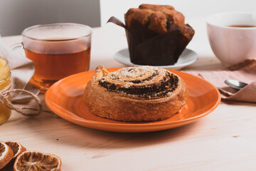 cinnamon bun concept