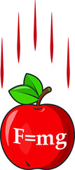 Apple, a symbol of knowledge. Physical laws. The Law of Attraction.