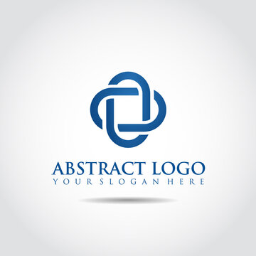 Abstract Chain Logo Template. Vector Illustrator Eps.10
