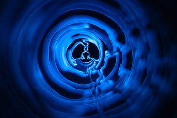 Yoga meditation hands woman in yoga lotus pose with aura spiritual