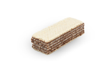 Chocolate Wafer isolated on white background