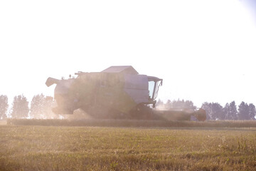 preparation for autumn wheat harvesting