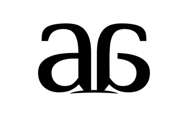 Illustration vector graphic of the AA letters for the logo design