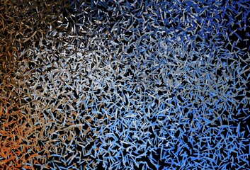 Dark Blue, Yellow vector pattern with sharp lines.