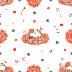 seamless christmas background