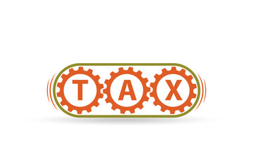 Concept of conveyor belt with tax